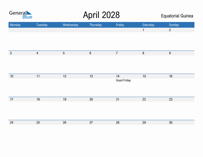 Fillable April 2028 Calendar