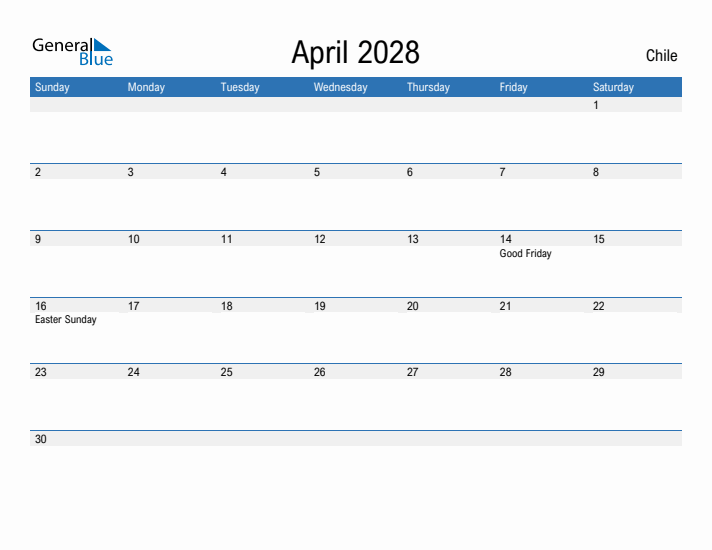 Fillable April 2028 Calendar