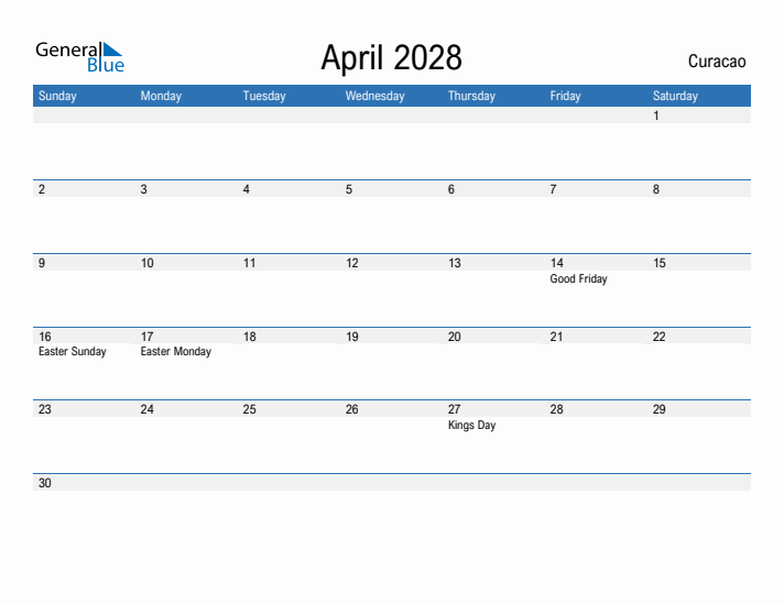 Fillable April 2028 Calendar