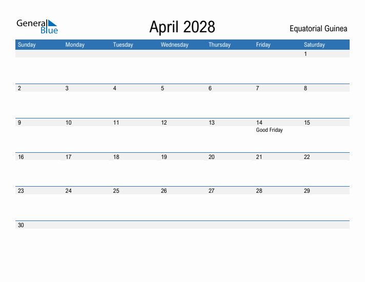 Fillable April 2028 Calendar