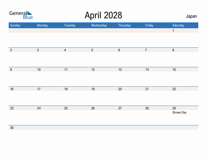 Fillable April 2028 Calendar