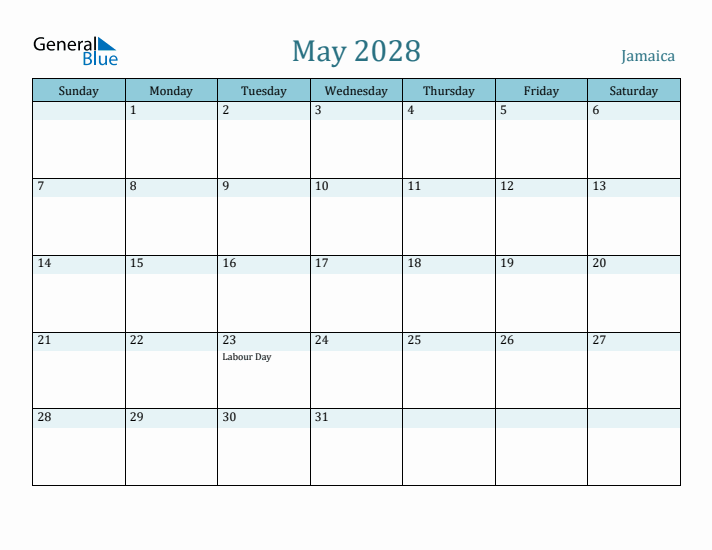 May 2028 Calendar with Holidays