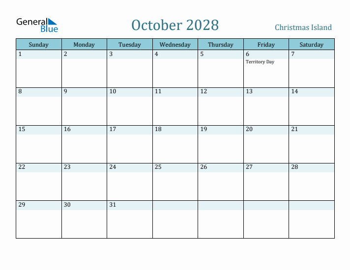 October 2028 Calendar with Holidays