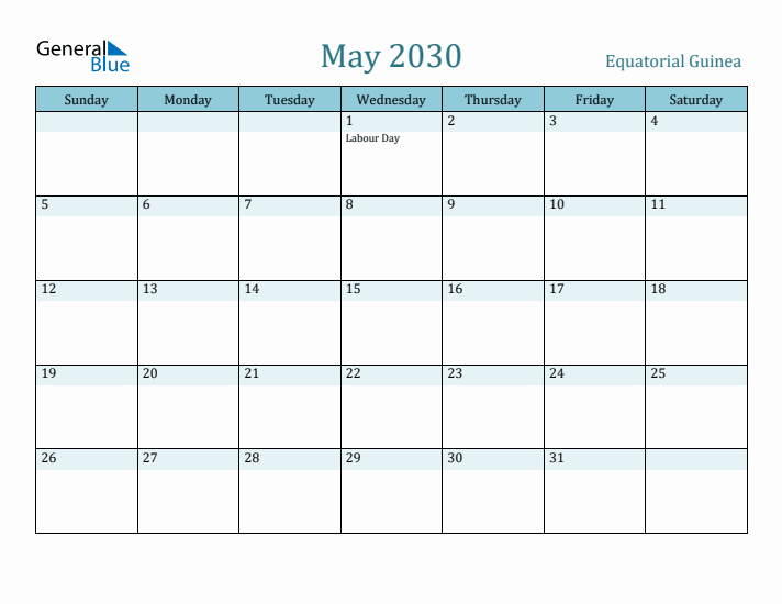 May 2030 Calendar with Holidays