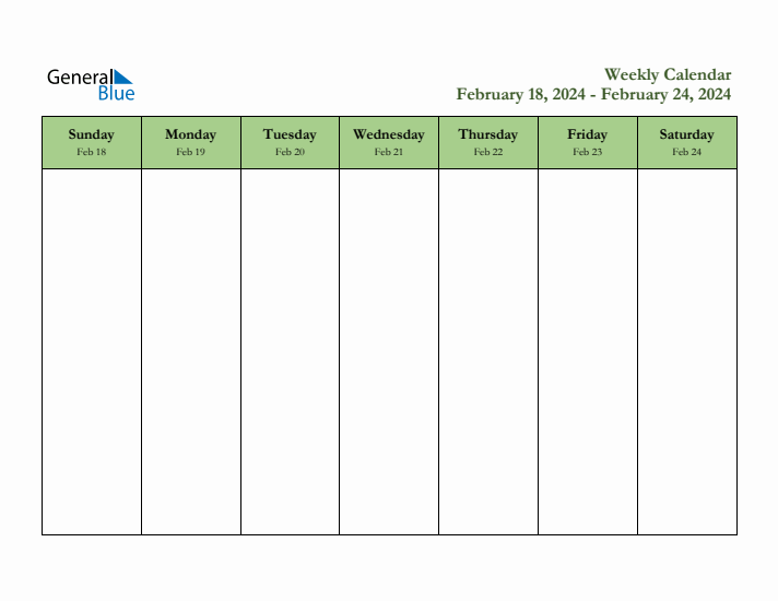 2024 Free Downloadable Weekly Planner (Week 8)