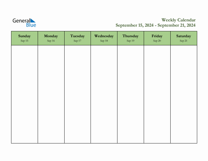 2024 Free Downloadable Weekly Planner (Week 38)