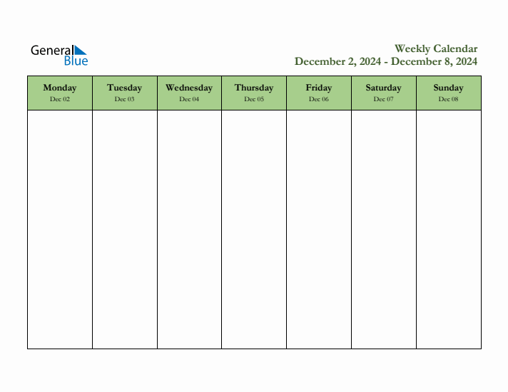 2024 Free Downloadable Weekly Planner (Week 49)