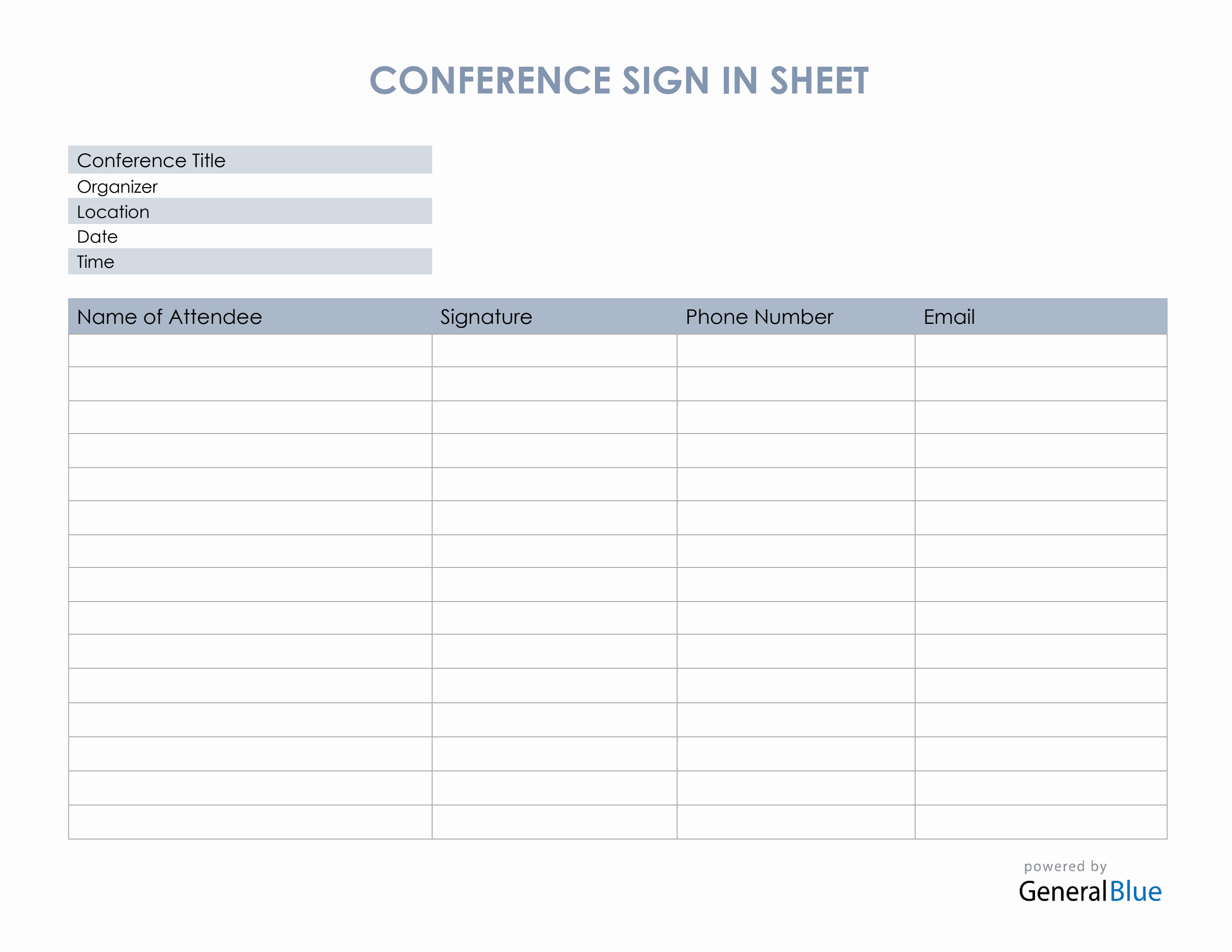 free-word-conference-sheet-templates