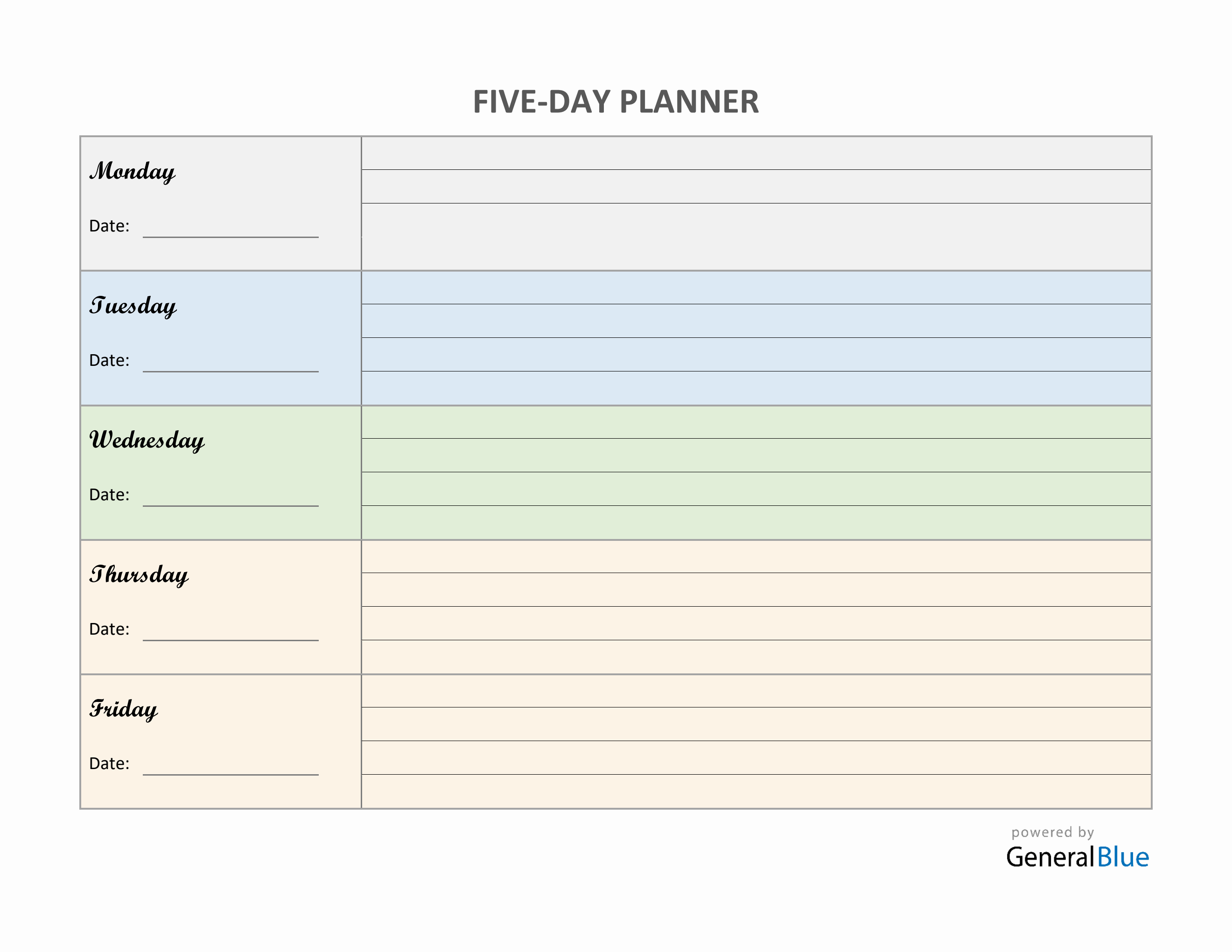 Free PDF Appointment Templates