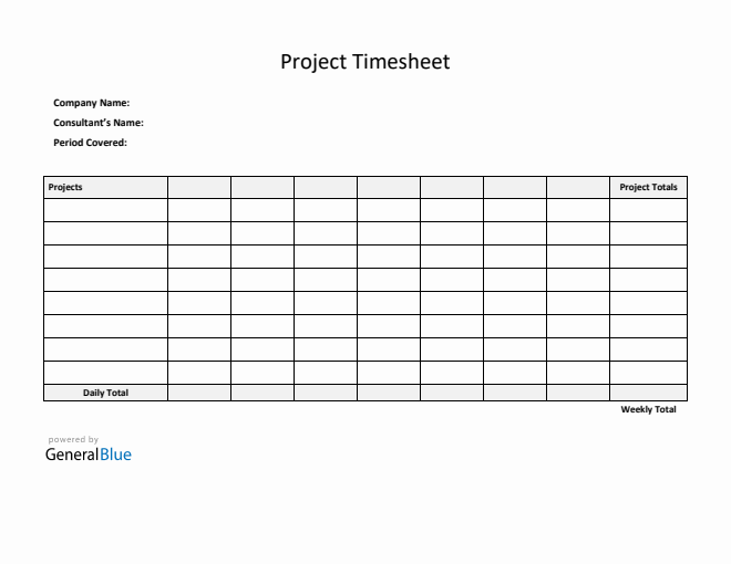 Timesheet Templates