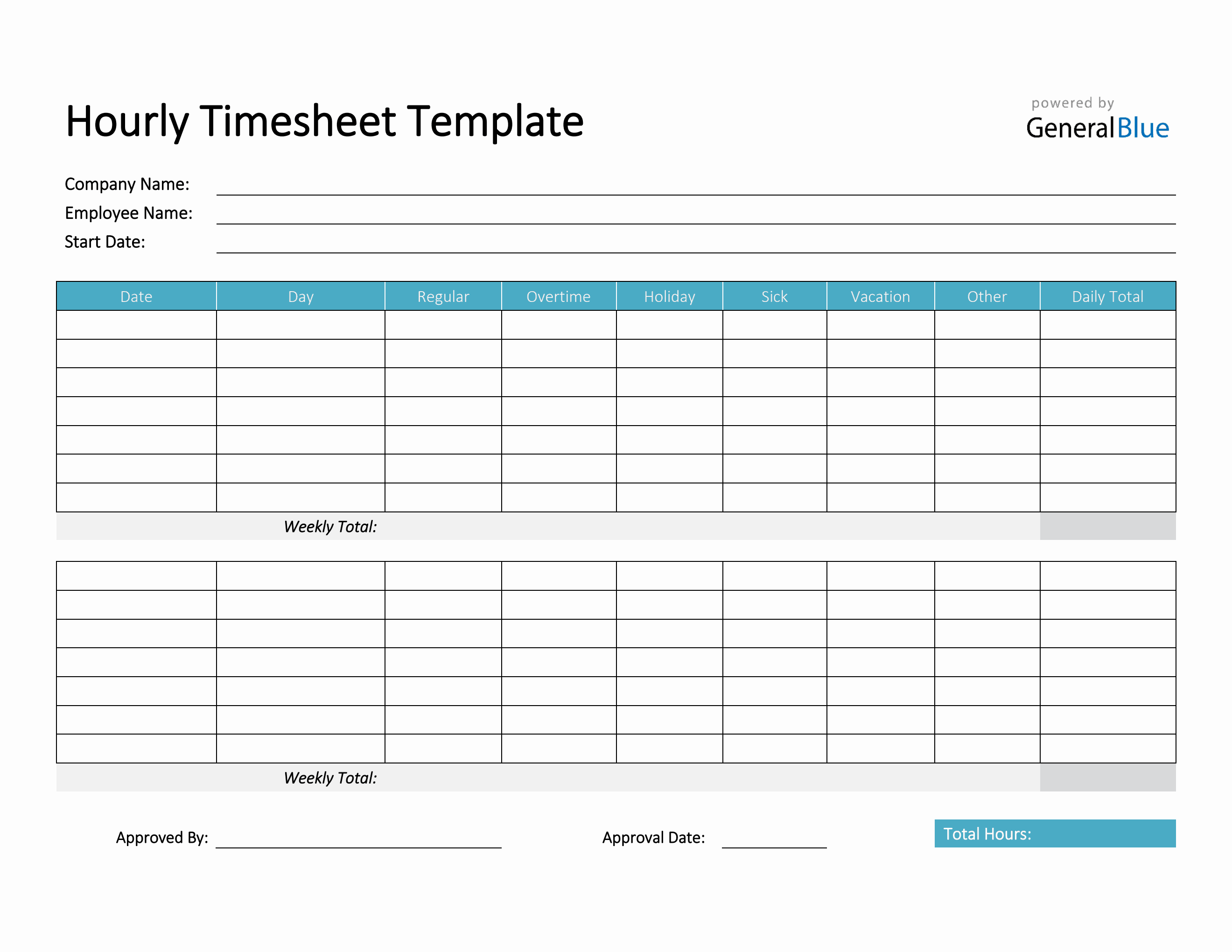 hourly timesheet template in word basic