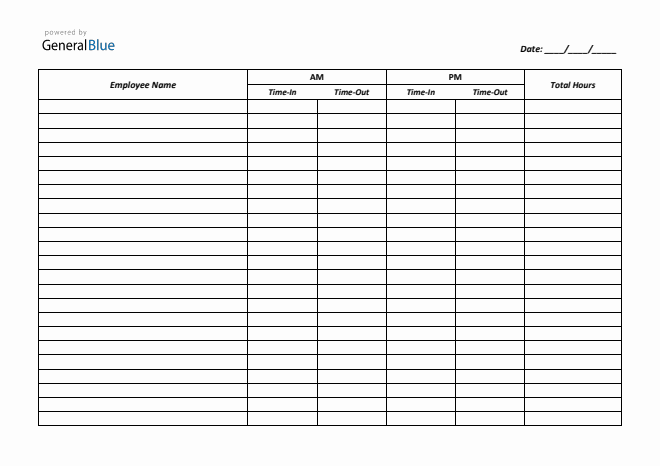 timesheet templates