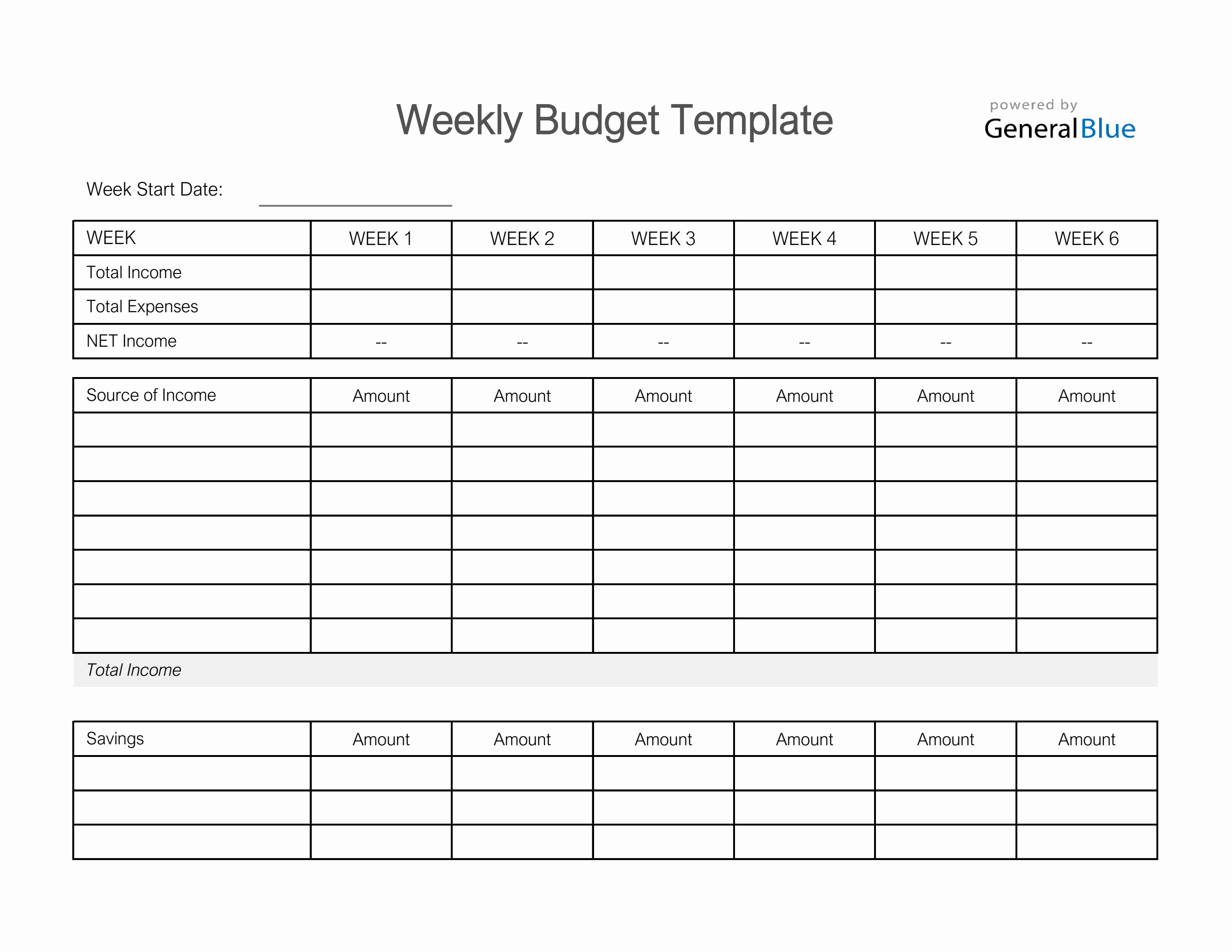 budget planner template excel