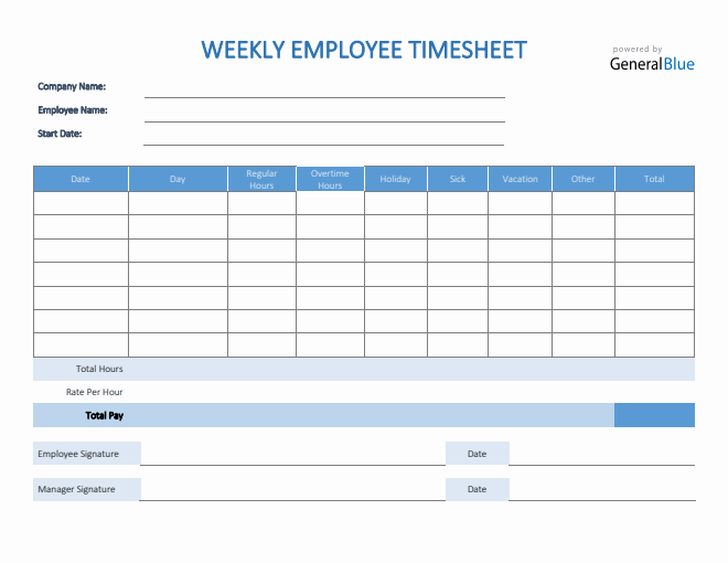 timesheet templates