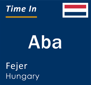 Current local time in Aba, Fejer, Hungary