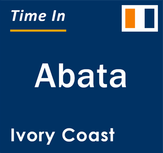 Current local time in Abata, Ivory Coast