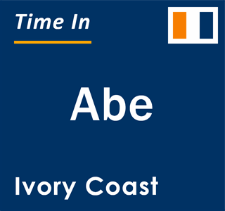 Current local time in Abe, Ivory Coast