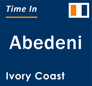 Current local time in Abedeni, Ivory Coast