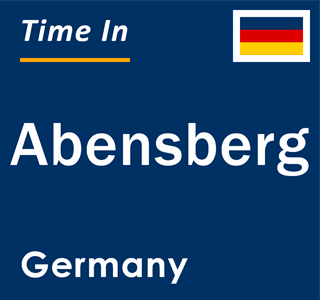 Current local time in Abensberg, Germany