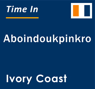 Current local time in Aboindoukpinkro, Ivory Coast