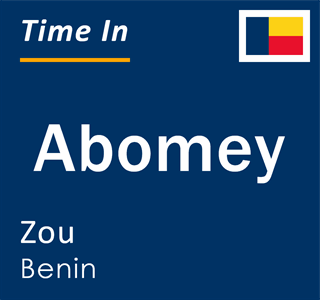 Current local time in Abomey, Zou, Benin