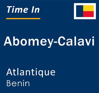 Current local time in Abomey-Calavi, Atlantique, Benin