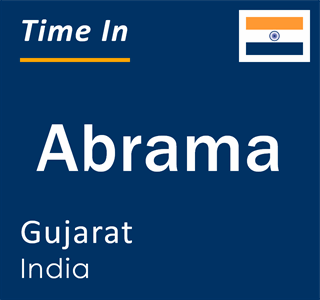 Current local time in Abrama, Gujarat, India