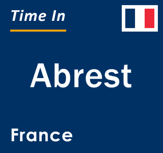 Current local time in Abrest, France