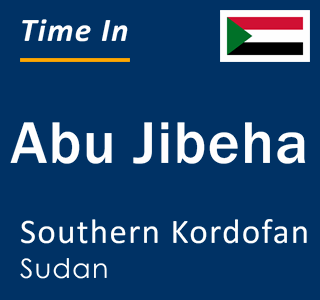 Current local time in Abu Jibeha, Southern Kordofan, Sudan