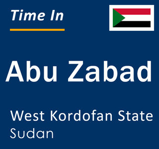 Current local time in Abu Zabad, West Kordofan State, Sudan