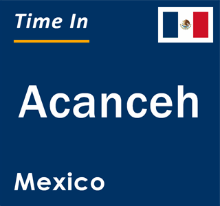 Current local time in Acanceh, Mexico