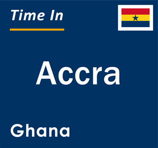 Current local time in Accra, Ghana