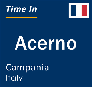 Current local time in Acerno, Campania, Italy