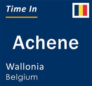 Current local time in Achene, Wallonia, Belgium