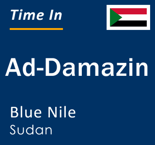 Current local time in Ad-Damazin, Blue Nile, Sudan