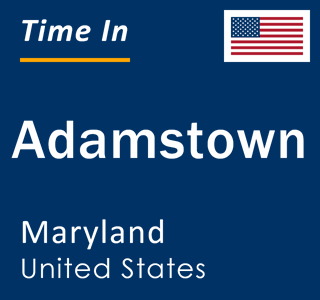 Current local time in Adamstown, Maryland, United States