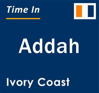 Current local time in Addah, Ivory Coast