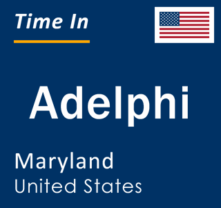 Current local time in Adelphi, Maryland, United States