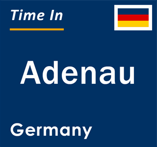 Current local time in Adenau, Germany