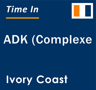 Current local time in ADK (Complexe, Ivory Coast