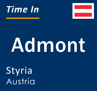 Current local time in Admont, Styria, Austria