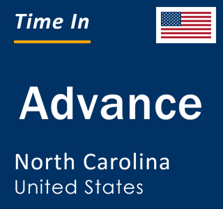 Current local time in Advance, North Carolina, United States