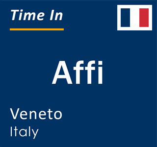 Current local time in Affi, Veneto, Italy