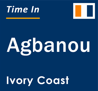 Current local time in Agbanou, Ivory Coast