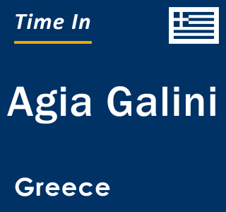 Current local time in Agia Galini, Greece