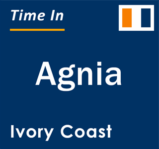 Current local time in Agnia, Ivory Coast