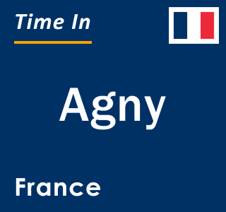 Current local time in Agny, France