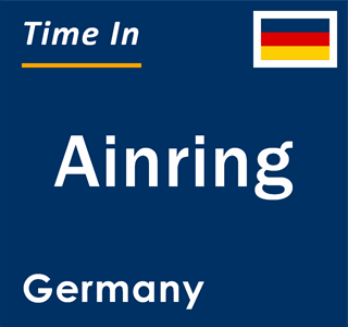 Current local time in Ainring, Germany