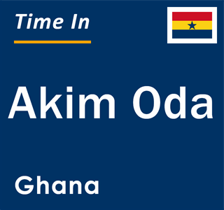 Current local time in Akim Oda, Ghana