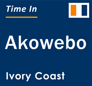 Current local time in Akowebo, Ivory Coast